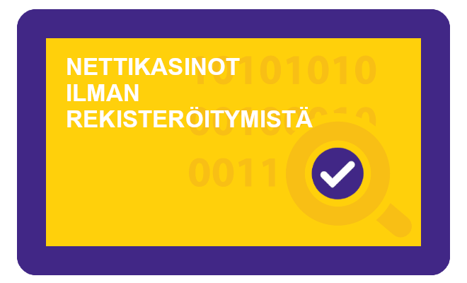 kasino ilman rekisteröitymistä