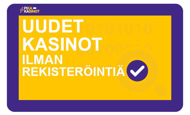 uudet kasinot ilman rekisteröintiä