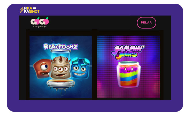GoGo Casino kokemuksia pääsee keräämään suosituista peleistä