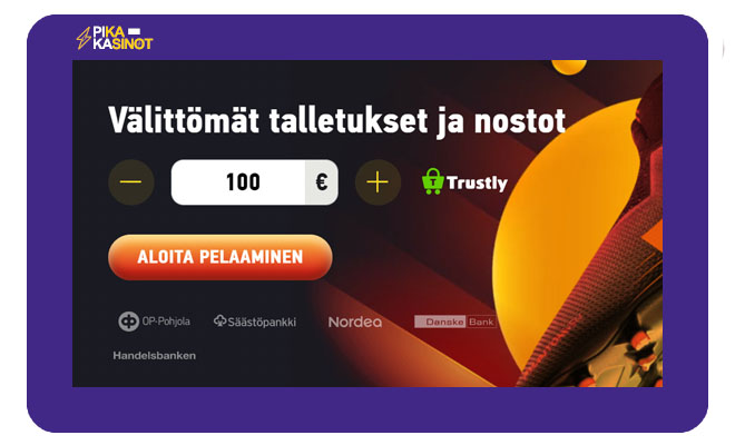 Fezbet talletusbonus on 100% 500 euroon asti