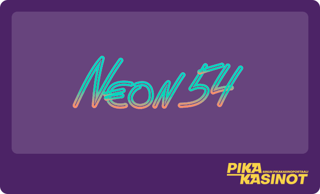 Neon54 Casino uusi logo julkaistiin marraskuussa 2021
