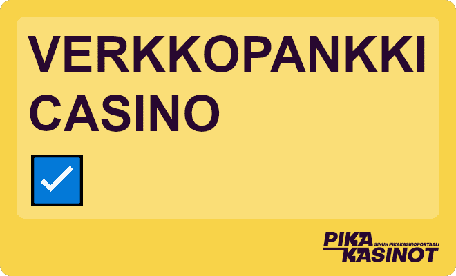 Verkkopankki casino mahdollistaa rahansiirrot suoraan omalta pankkitililtä.