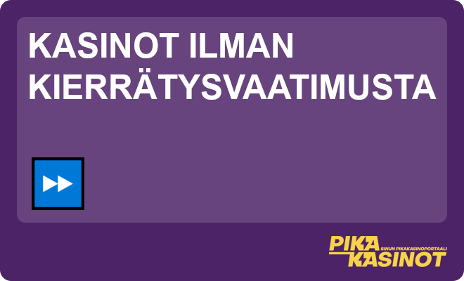 Kasinot ilman kierrätysvaatimusta voivat aatia korkeampia talletussummia bonusten lunastamiseksi.