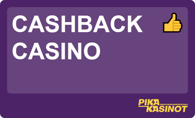 Cashback casino maksaa pelaajilleen käteispalautusta.