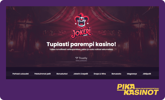 Hanki Jokeri kasino kokemuksia Trustly Pay N Playn avulla.