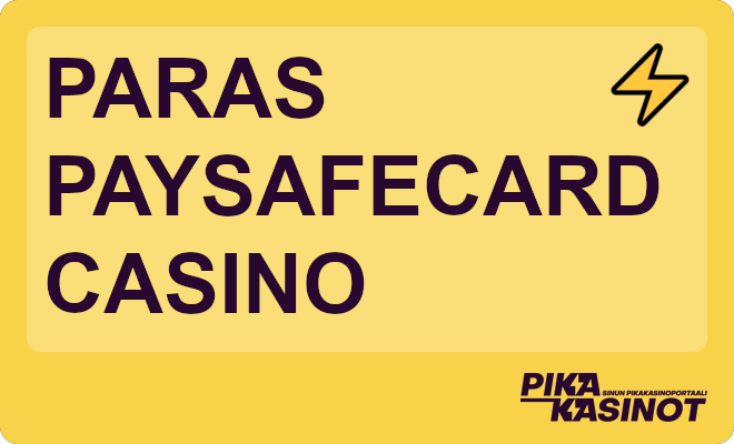 Paras Paysafecard casino.