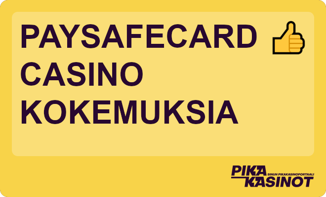 Paysafecard casino kokemuksia.