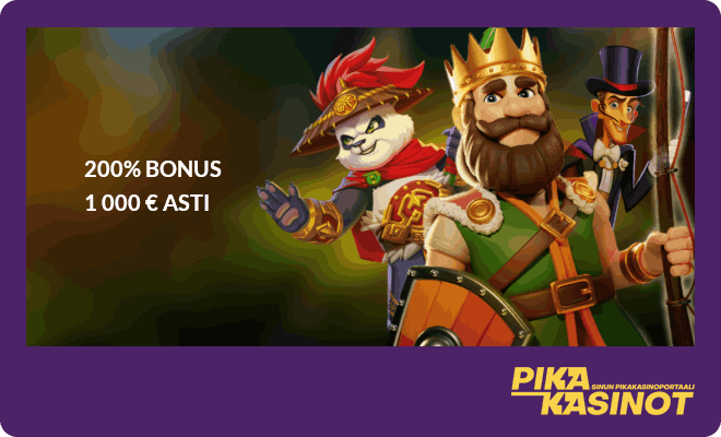 Trivelabet Casino bonus triplaa ensitalletuksen.