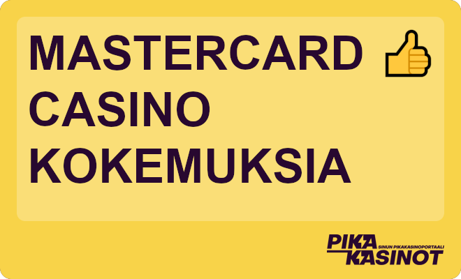 Mastercard casino kokemuksia.