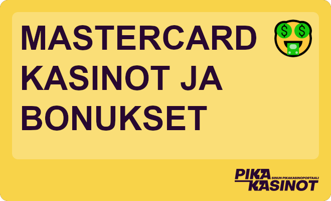 Mastercard kasinot ja bonukset.