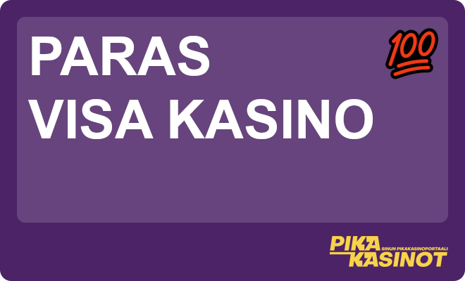 Paras Visa kasino.