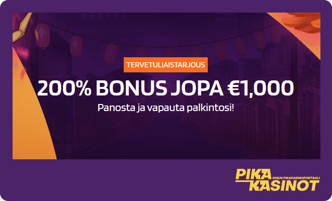 Lunasta Punterzkasino bonus ensitalletuksella.