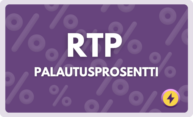 RTP - palautusprosentti.
