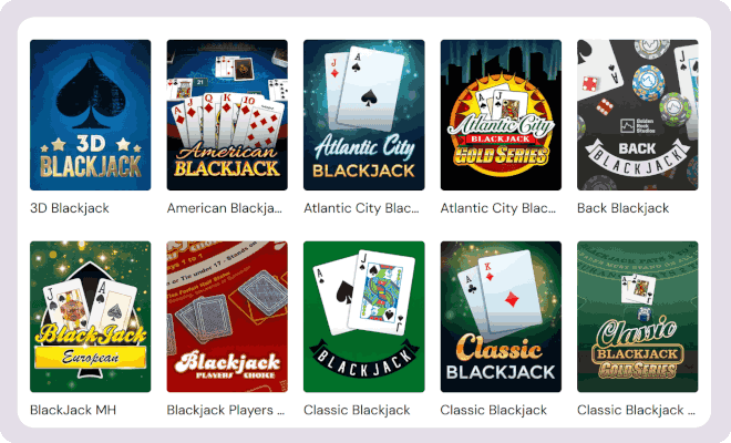 Blackjack-pelejä nettikasinolla.