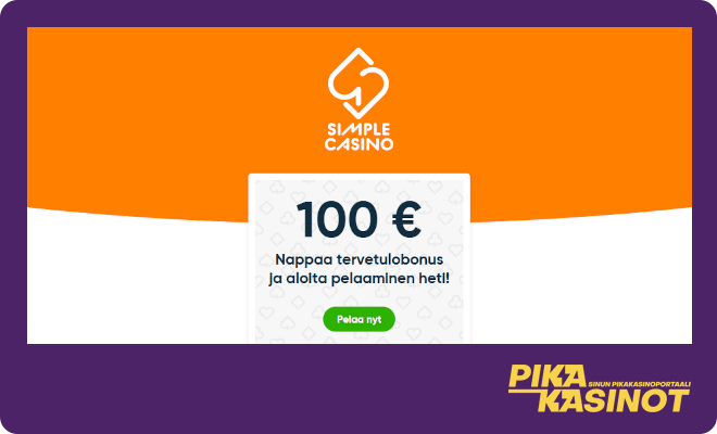 Hanki Simple Casino kokemuksia pikana.