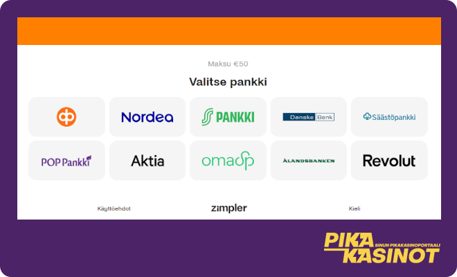 SimpleCasino kotiutus ja talletus onnistuu nopeasti.