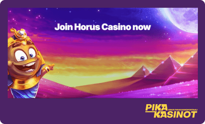 Hanki HorusCasino kokemuksia nyt pikana.