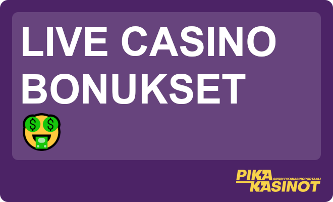 Live casino bonukset - katso sinulle sopive livekasinon bonus