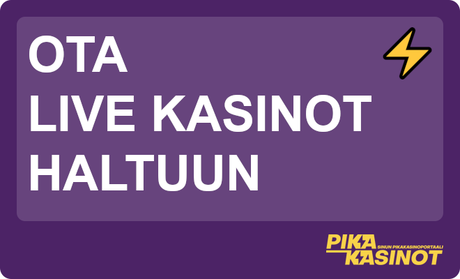 Ota live kasinot haltuun