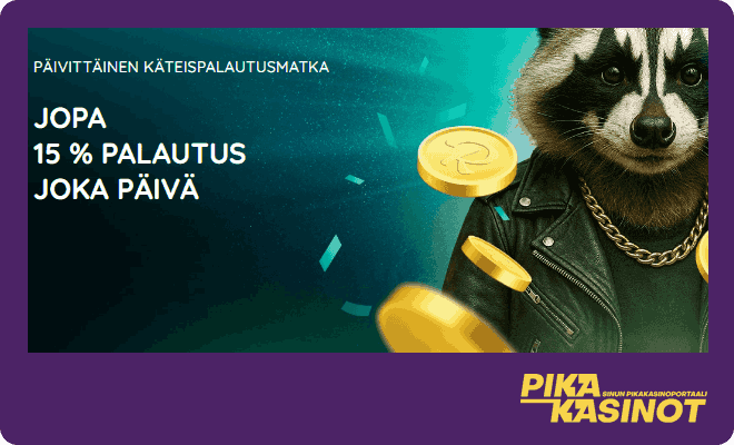 Ota RooliCasino palautus vaikka joka päivä.