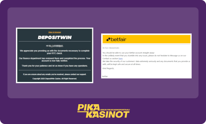 KYC tilin vahvistus tuo nopeat kasino kotiutukset