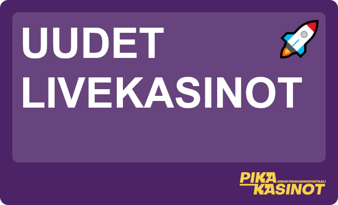 Uudet livekasinot - löydä netin uusin live casino