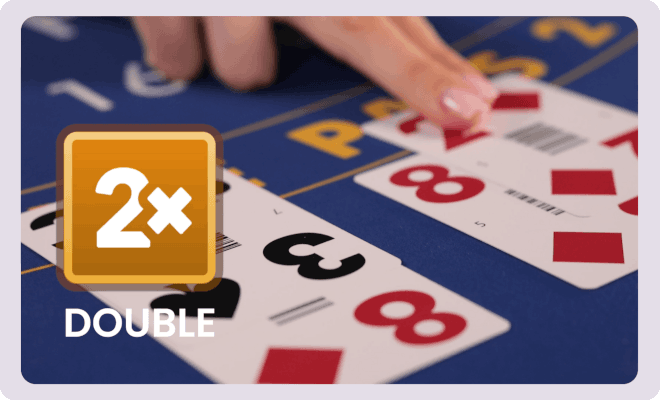 Pragmatic Playn Double down after split -ominaisuus.