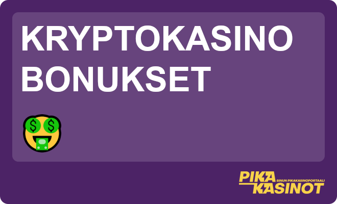 Kryptokasino bonukset.