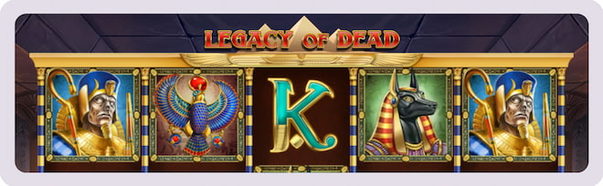 Legacy of Dead kolikkopeli.