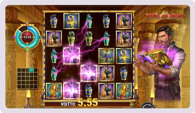 Tome of Dead -kolikkopeli.