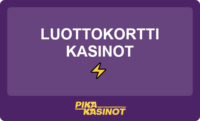 Luottokortti kasinot.