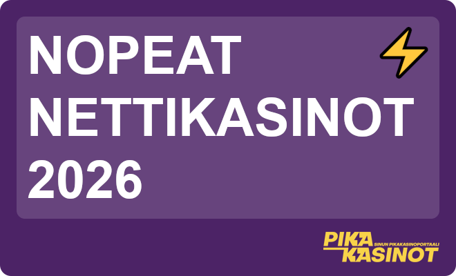 Löydä uudet nopeat nettikasinot 2026 - Pika-kasinot.com.