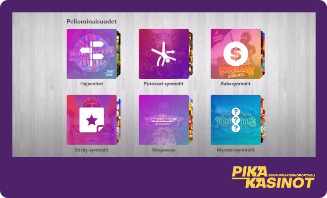 Dreamzkasino pelit ovat jaoteltu hyviin kategorioihin.