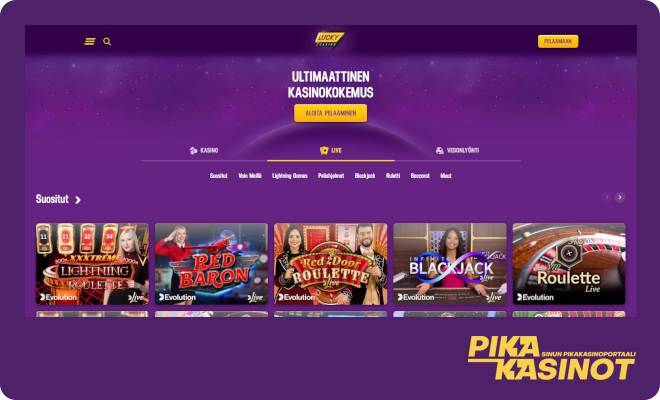 Hanki omia LuckyCasino kokemuksia nyt pikana.