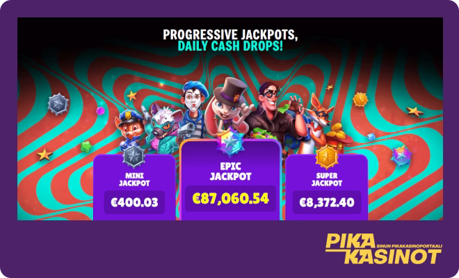 RabbitReelCasino kampanjat sisältävät jättipotteja.