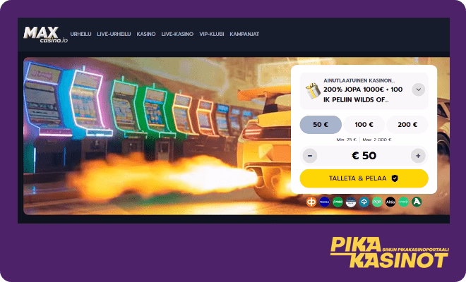 Hanki omia MaxCasino kokemuksia.
