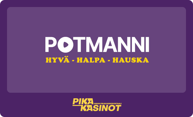 Lue Potmanni kasino arvostelu ja ota bonus.