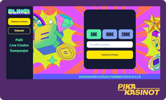 Hanki Blingi Casino kokemuksia ilman rekisteröitymistä.