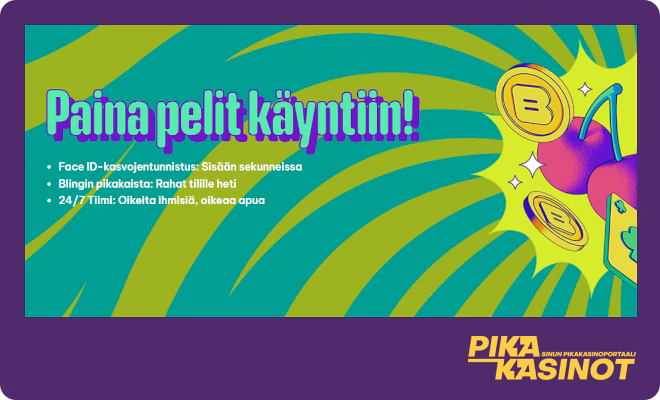 BlingiCasino tarjoaa pelit pikana ja tukea 24/7.