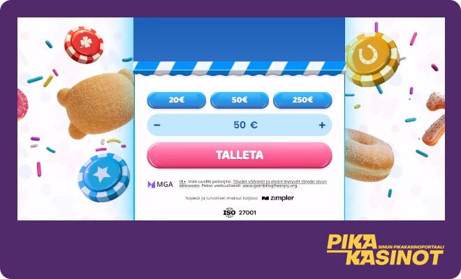 Hanki Munkki Casino kokemuksia pikana Zimplerillä.