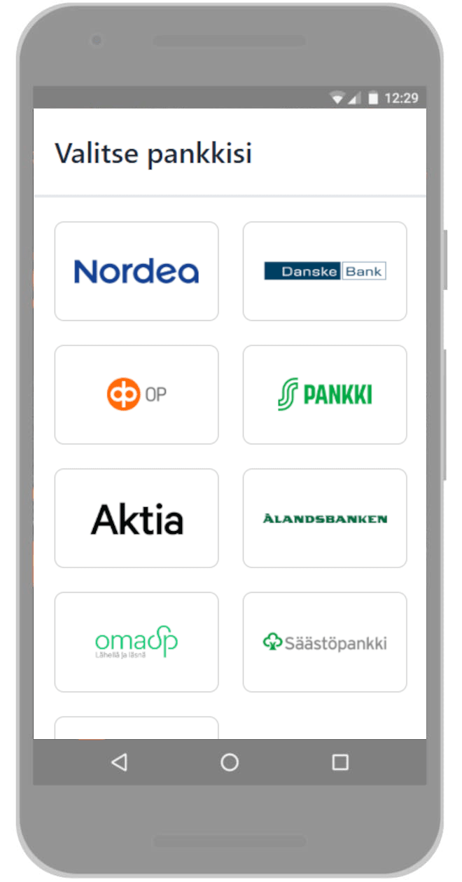 Vahvista rahansiirto ohjeiden mukaan.