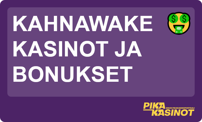 Kahnawake kasinot ja bonukset.