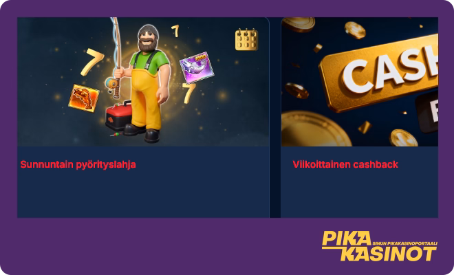 Kudos Bet Casino tarjoukset antavat jotain ekstraa joka viikonpäivälle.
