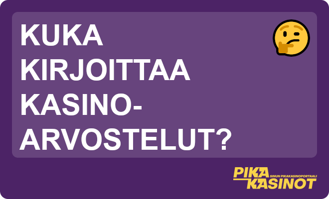 Kuka kirjoittaa kasinoarvostelut?