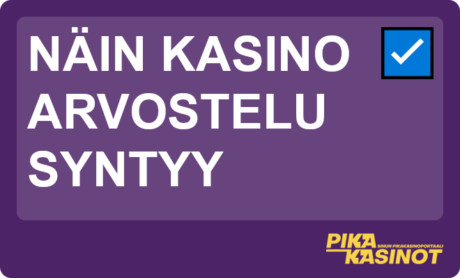 Näin kasinoarvostelu syntyy.