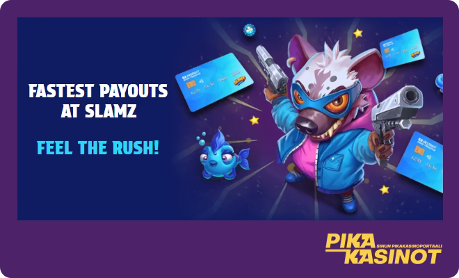 SlamzCasino on nopea pikakasino.