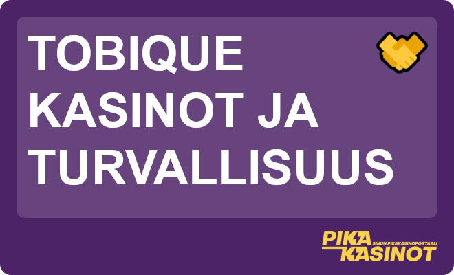 Tobique kasinot ja turvallisuus.