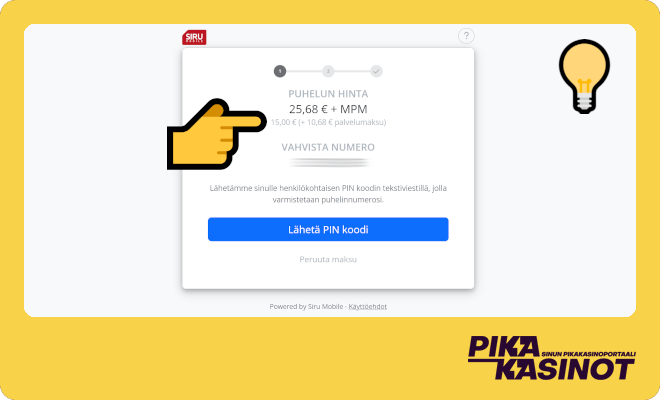 Siru Mobile kulut ovat korkeita.