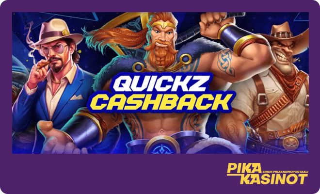 QuickzCasino kampanjat sisältävät reiluja etuja.