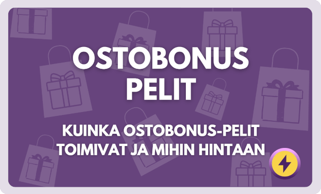 Ostobonus pelit nettikasinoilla.